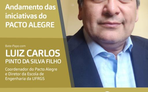 Menu PoA recebe o coordenador do Pacto Alegre Luiz Carlos.