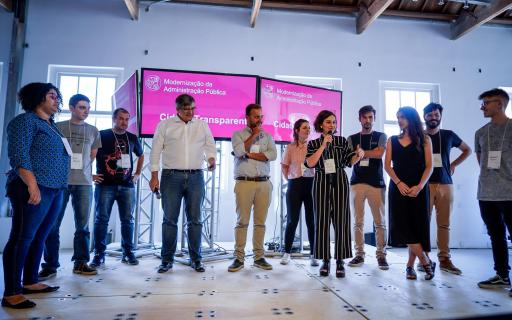 Momento da apresentação dos projetos