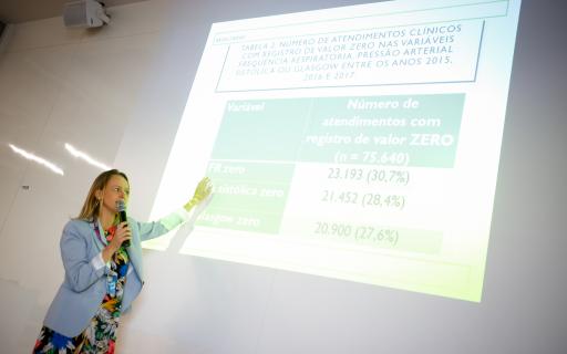 Momento de apresentação do desafio Conexão Saúde