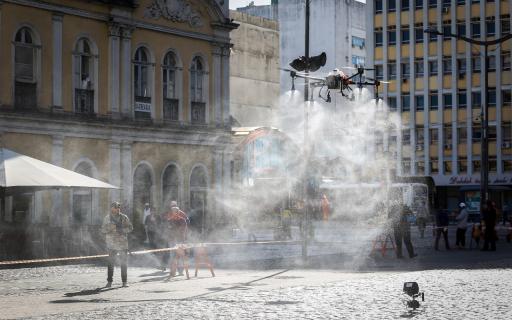 foto do drone