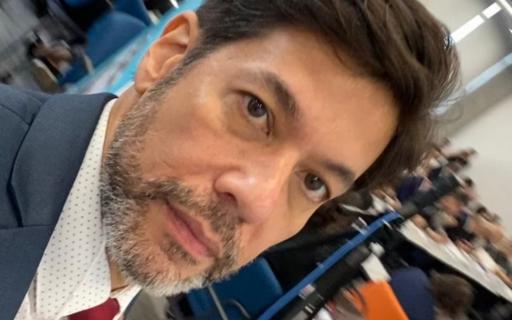 Andre Iribure - mediador do evento