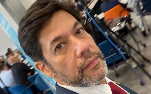 Andre Iribure - mediador do evento