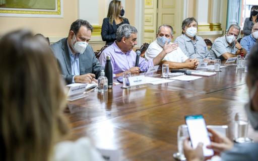 Foto da reunião com o prefeito Melo