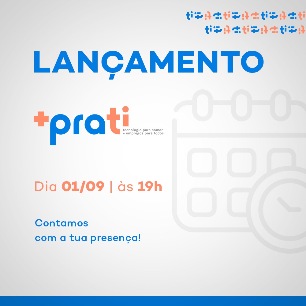 Chamada do evento de lançamento